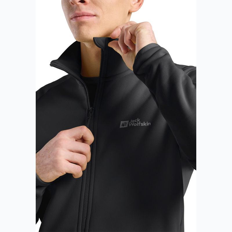 Jack Wolfskin мъжки поларен суитшърт Baiselberg Fz черен 4