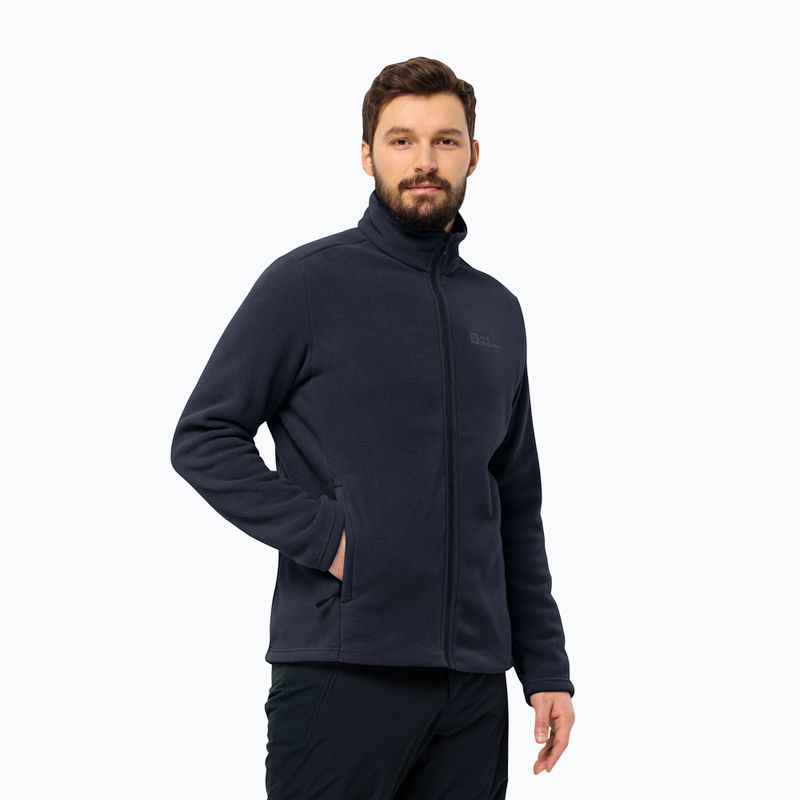 Мъжко яке с полар Winterstein Fz night blue на Jack Wolfskin