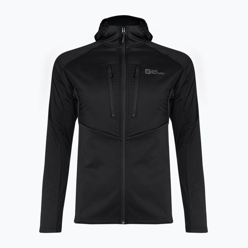 Мъжко хибридно яке Jack Wolfskin Alpgrat Pro Ins Fz черно 5
