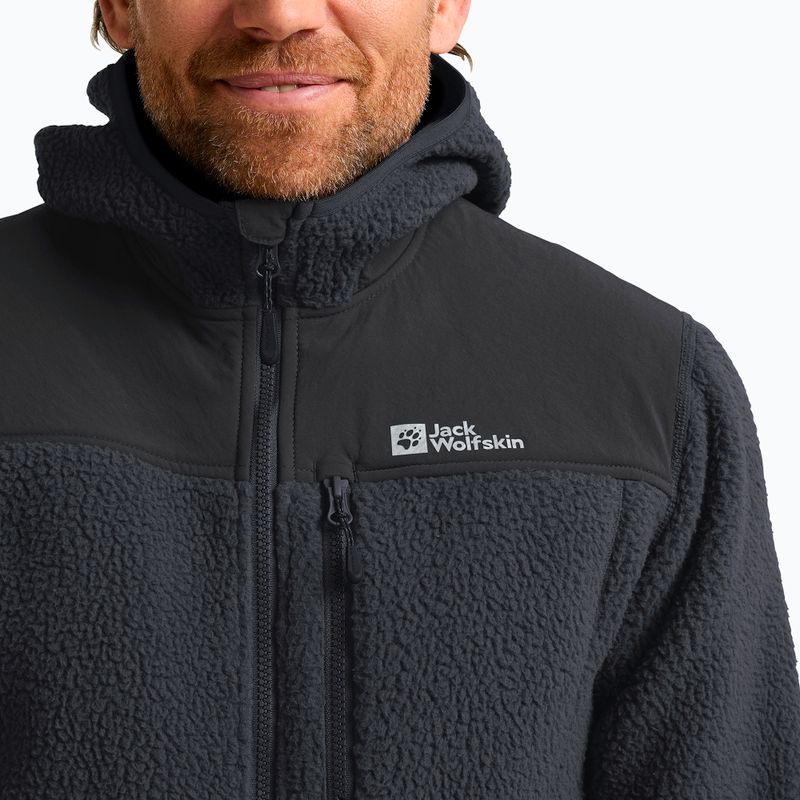 Jack Wolfskin мъжки суитшърт Kammweg Pile Fz phantom fleece 5