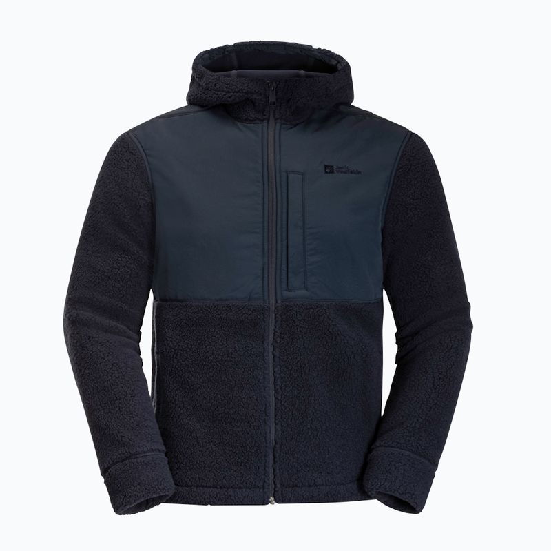 Мъжки потник Jack Wolfskin Felslicht с качулка от полар night blue 7
