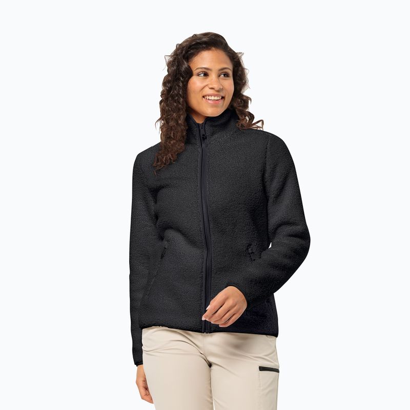 Дамски поларен суитшърт High Curl black на Jack Wolfskin