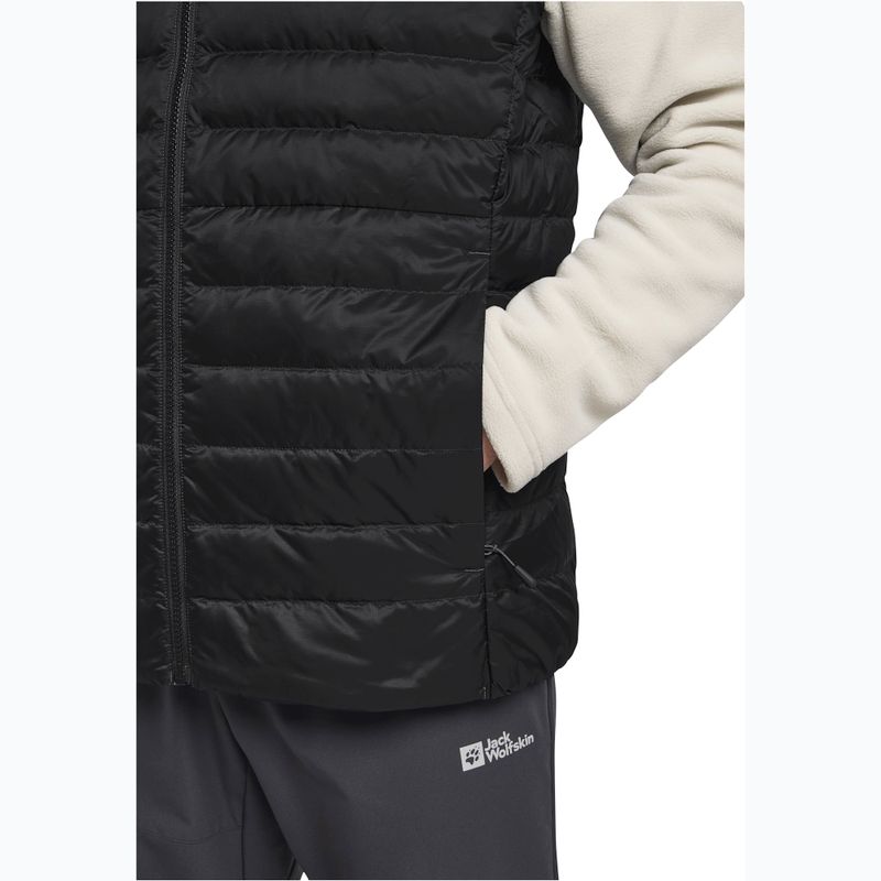 Мъжки Jack Wolfskin Pilvi Down trekking без ръкави черен 6