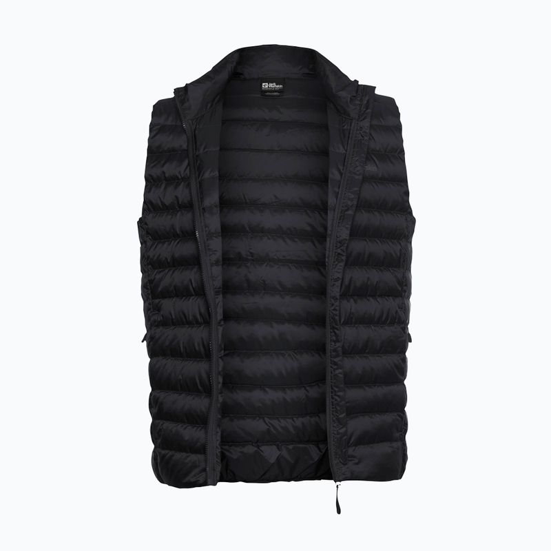 Мъжки Jack Wolfskin Pilvi Down trekking без ръкави черен 8