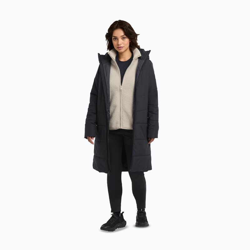 Дамско пухено дълго яке Jack Wolfskin Deutzer Coat black 2