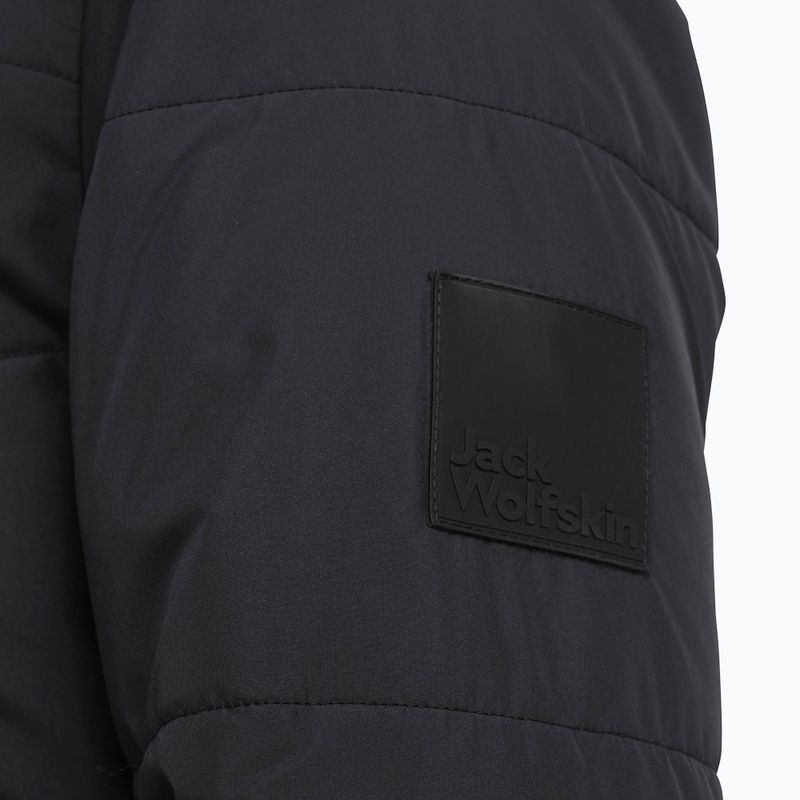 Дамско пухено дълго яке Jack Wolfskin Deutzer Coat black 7