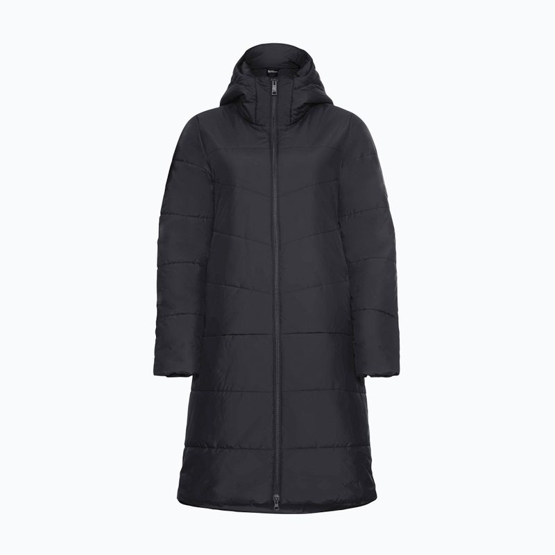Дамско пухено дълго яке Jack Wolfskin Deutzer Coat black 8