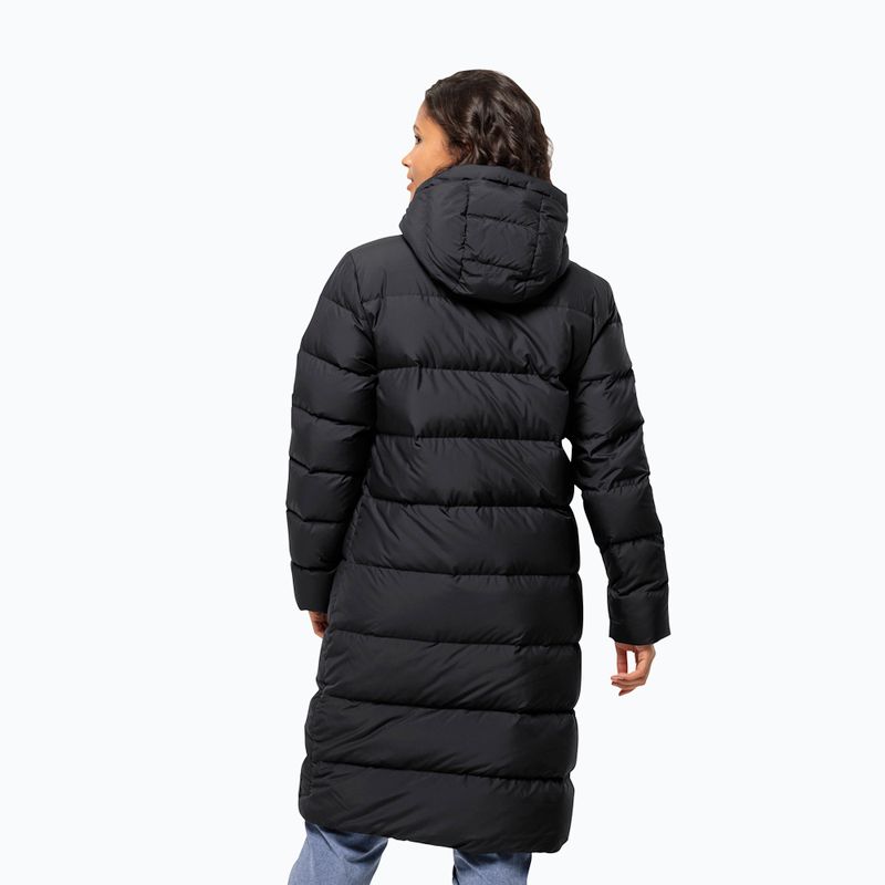Дамско пухено яке Jack Wolfskin Frozen Palace black 2