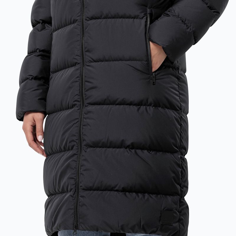 Дамско пухено яке Jack Wolfskin Frozen Palace black 5