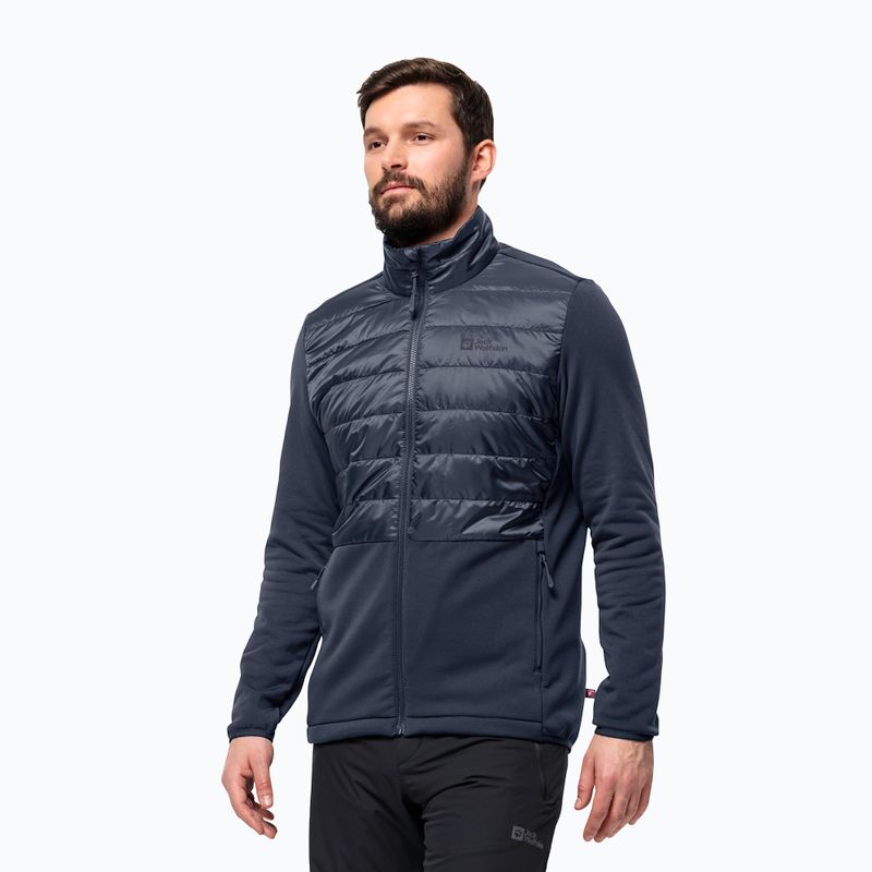 Мъжко дъждобранно яке Jack Wolfskin Feldberg Luntal 3in1 night blue 3