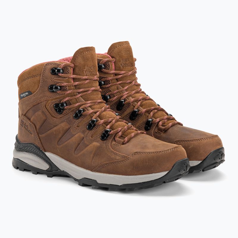 Дамски ботуши за трекинг Refugio Prime Texapore Mid fawn на Jack Wolfskin 5