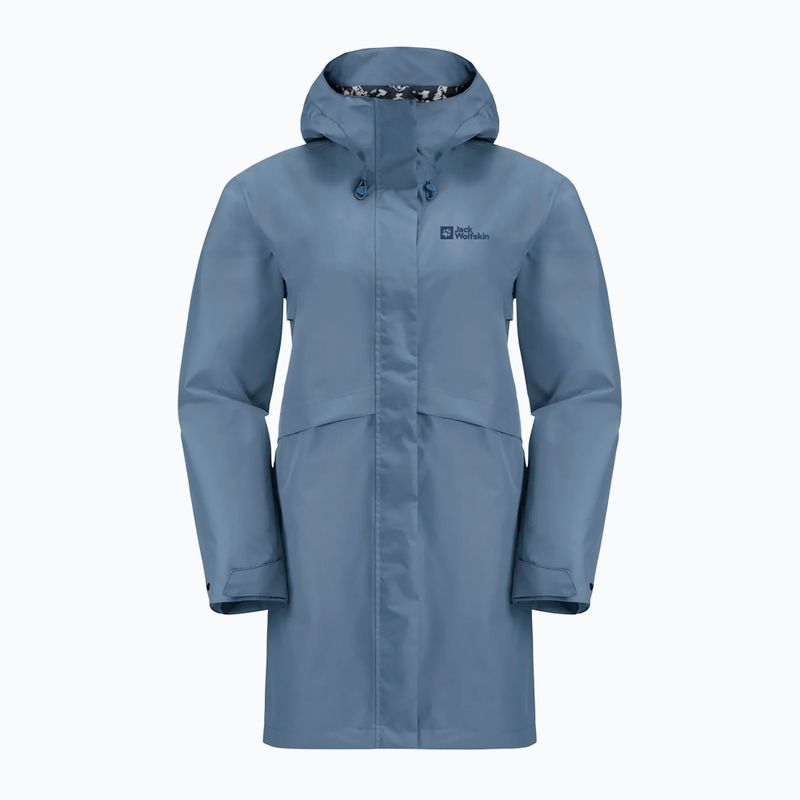 Шалте за дъжд Jack Wolfskin Cape West Elemental Blue за жени 7
