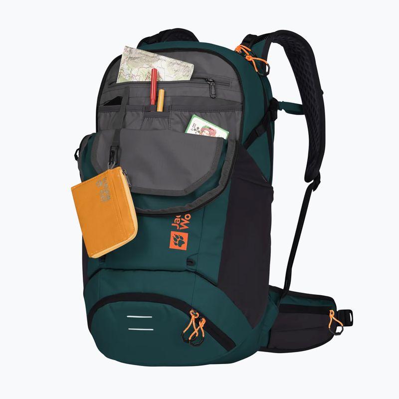 Jack Wolfskin Moab Jam Shape 25 л морскозелена раница за велосипед 3