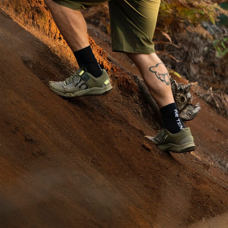 Мъжки MTB обувки за колоездене adidas FIVE TEN Trailcross Clip In core black/grey three/red 15