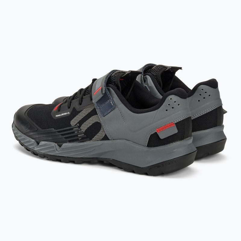 Мъжки MTB обувки за колоездене adidas FIVE TEN Trailcross Clip In core black/grey three/red 5