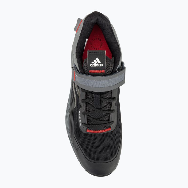 Мъжки MTB обувки за колоездене adidas FIVE TEN Trailcross Clip In core black/grey three/red 8