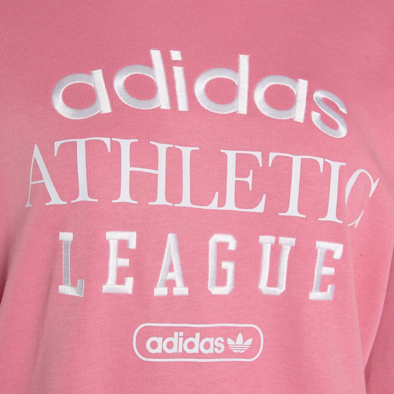 Дамски суитшърт adidas Retro Luxury Crew rose tone 4