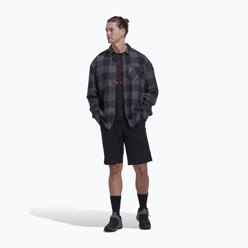 Риза за колоездене adidas FIVE TEN Brand of the Brave Flannel grey six/black 4