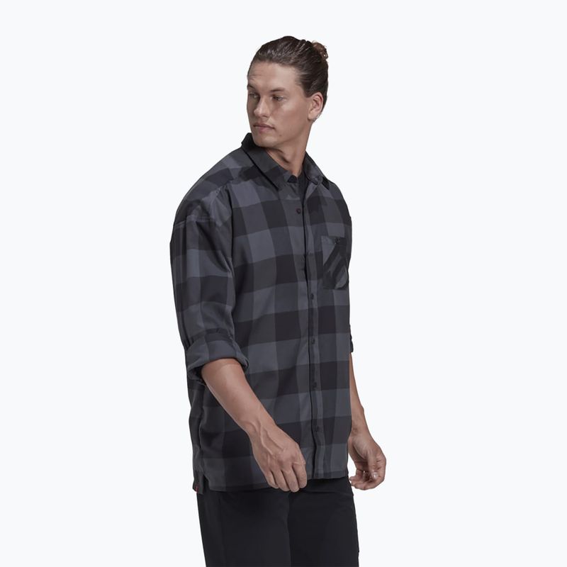 Риза за колоездене adidas FIVE TEN Brand of the Brave Flannel grey six/black 6