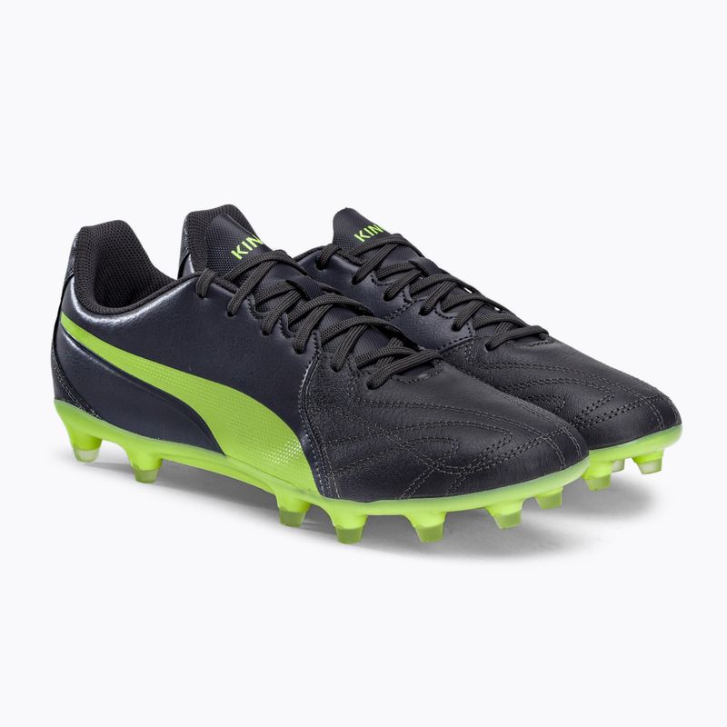 PUMA King Hero 21 FG мъжки футболни обувки черно-зелени 106554 05 4