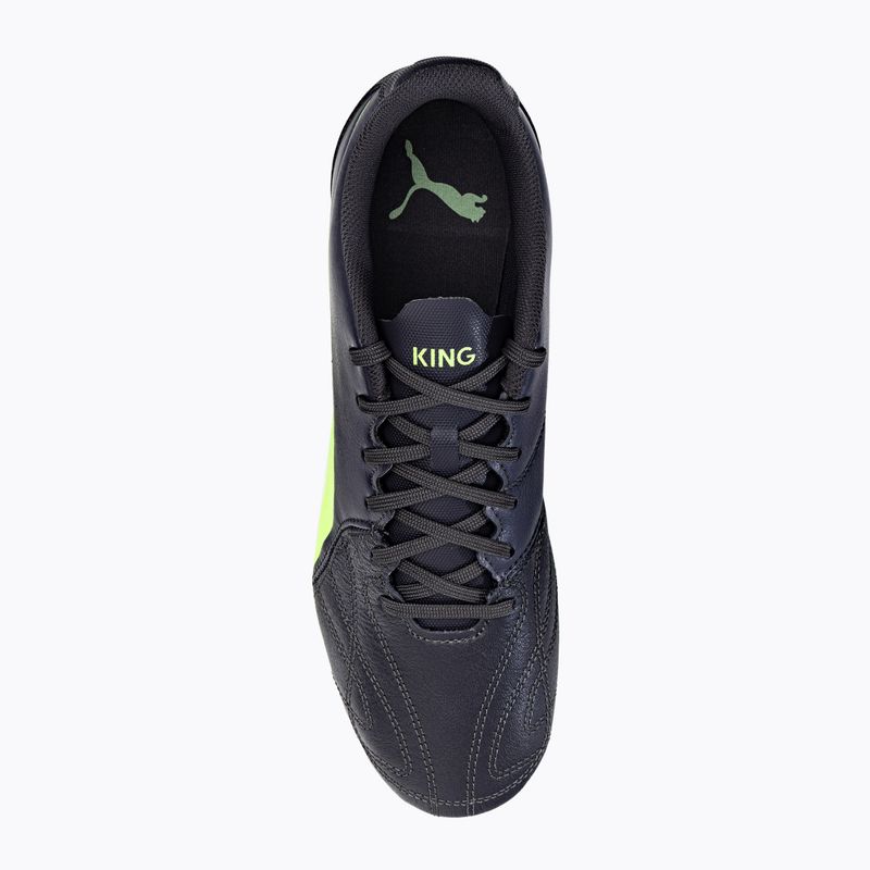 PUMA King Hero 21 FG мъжки футболни обувки черно-зелени 106554 05 6