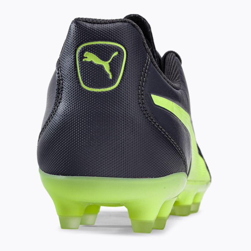 PUMA King Hero 21 FG мъжки футболни обувки черно-зелени 106554 05 8