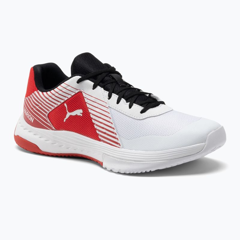 Волейболни обувки PUMA Varion бял-червен 10647207
