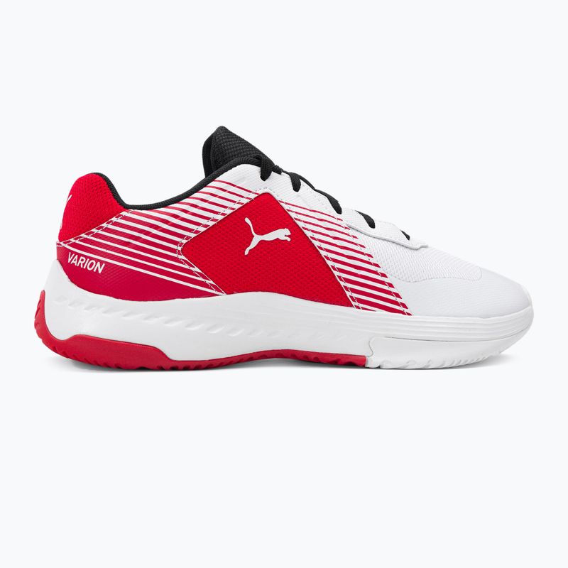 Детски волейболни обувки PUMA Varion Jr бял-червен 10658507 2
