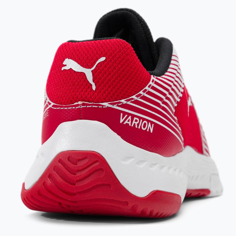 Детски волейболни обувки PUMA Varion Jr бял-червен 10658507 8