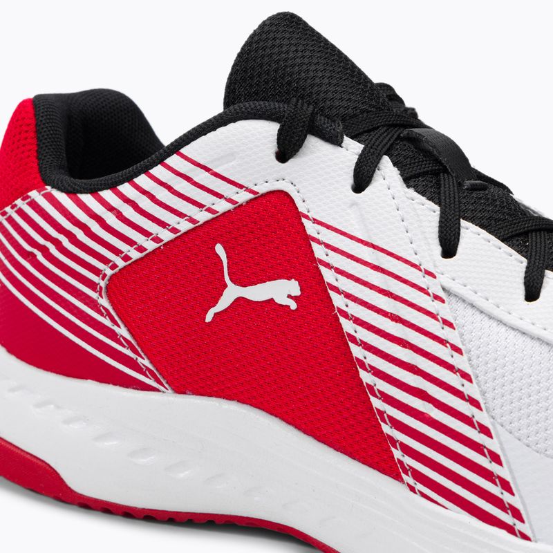 Детски волейболни обувки PUMA Varion Jr бял-червен 10658507 9