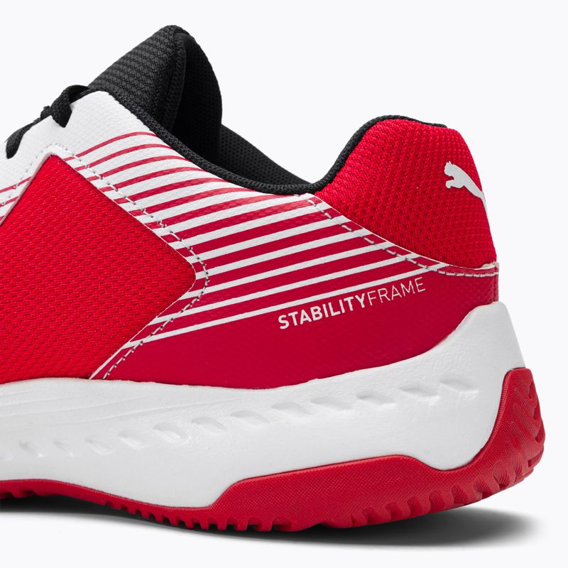 Детски волейболни обувки PUMA Varion Jr бял-червен 10658507 10