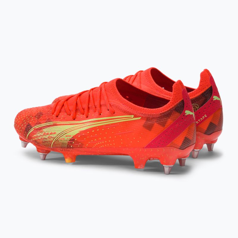 PUMA Ultra Ultimate MXSG мъжки футболни обувки fiery coral/fizzy light/puma black 3