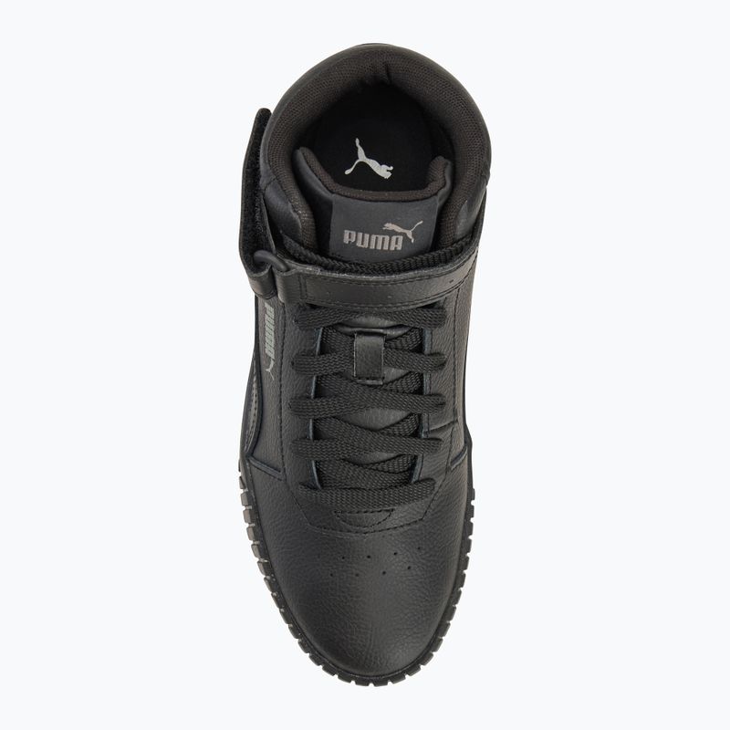 Buty dziecięce PUMA Carina 2.0 Mid Jr puma black/puma black/dark shadow 5