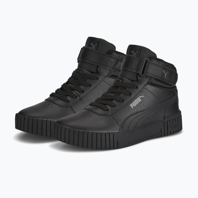 Buty dziecięce PUMA Carina 2.0 Mid Jr puma black/puma black/dark shadow 8