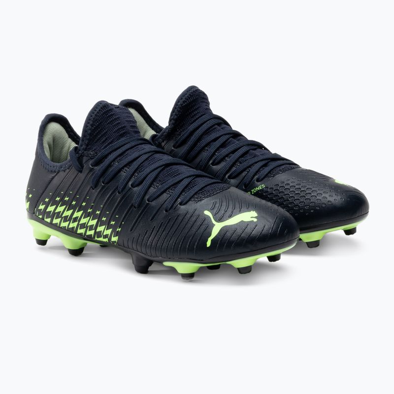 Детски футболни обувки PUMA Future Z 4.4 FG/AG Jr черно-зелени 107014 01 4