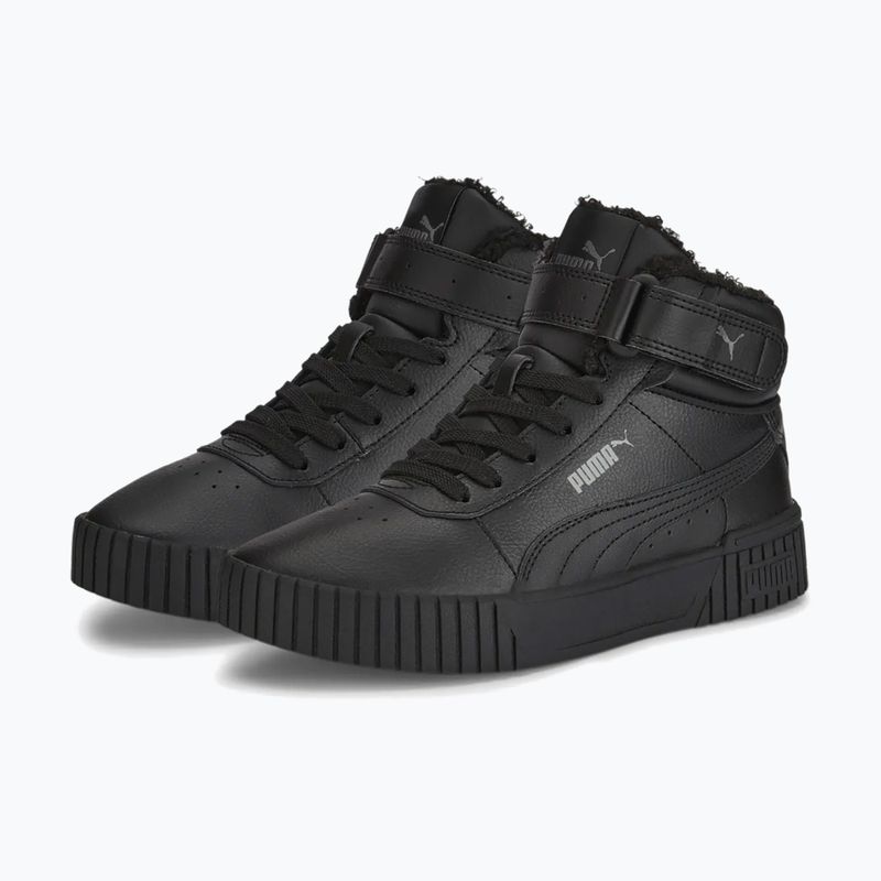 Детски обувки PUMA Carina 2.0 Mid Winter Jr puma black/puma black/dark shadow 8