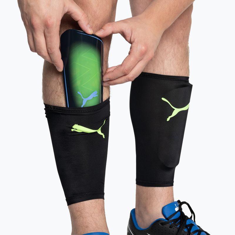 PUMA Ultra Light Sleeve предпазители за пищялки зелено/черно 03083210 7