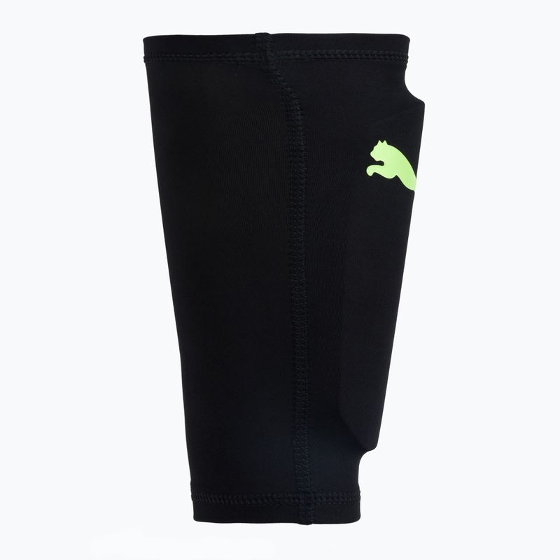 PUMA Ultra Flex Sleeve предпазители за подбедрици черно-зелени 030830 10 2