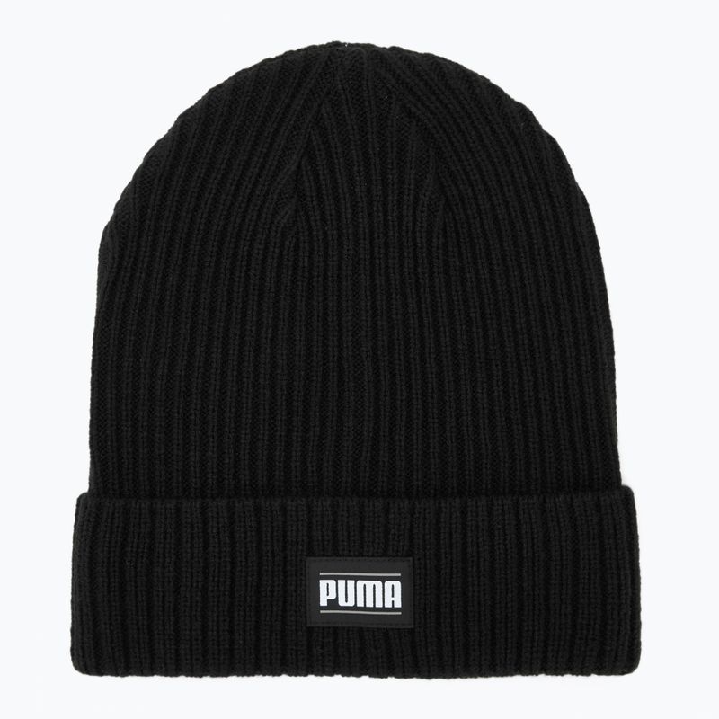 Зимна шапка Puma Ribbed Classic Cuff puma black