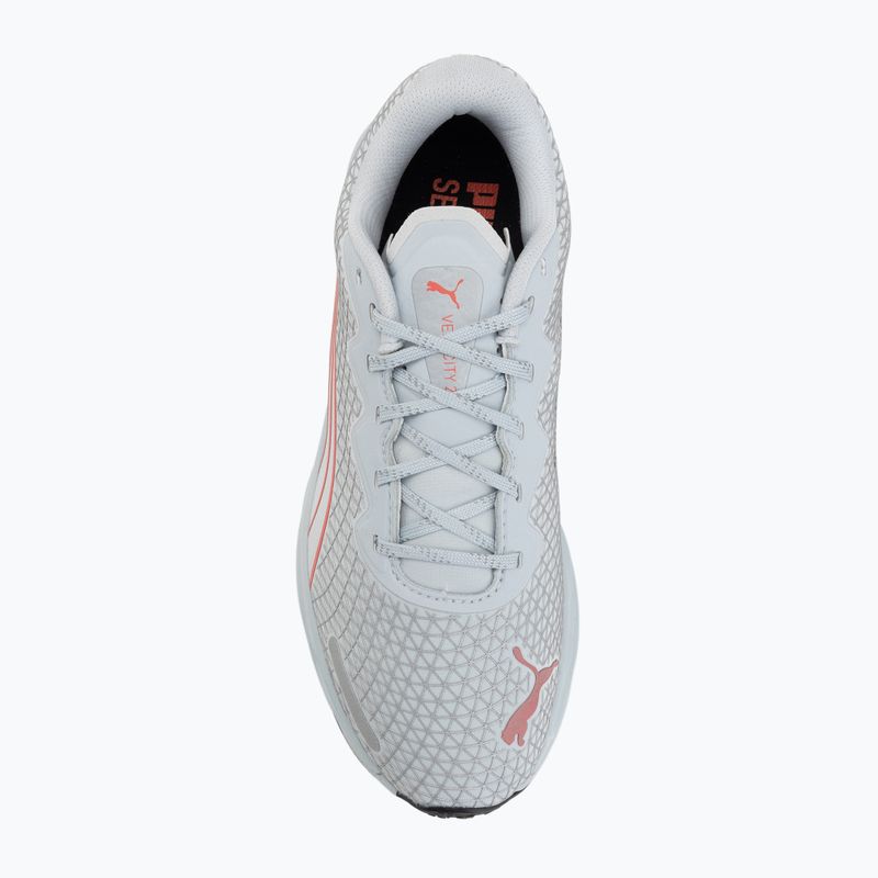 Дамски обувки за бягане Puma Velocity Nitro 2 GTX grey/salmon 5