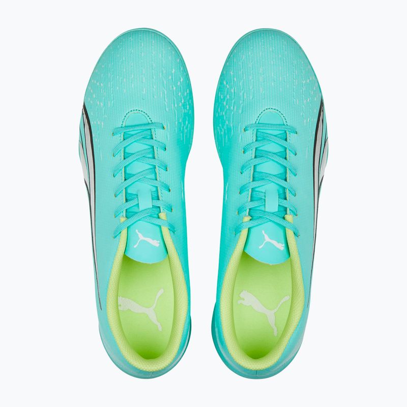 Мъжки футболни обувки PUMA Ultra Play TT electric peppermint/puma white/fast yellow 14