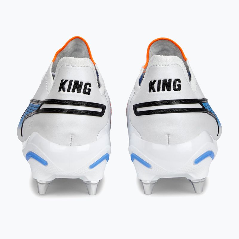 PUMA King Ultimate MXSG мъжки футболни обувки puma white/puma black/blue glimmer/ultra orange 13