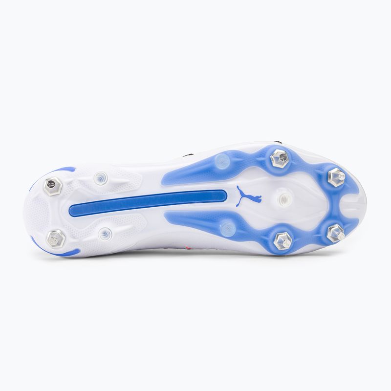 PUMA King Ultimate MXSG мъжки футболни обувки puma white/puma black/blue glimmer/ultra orange 5