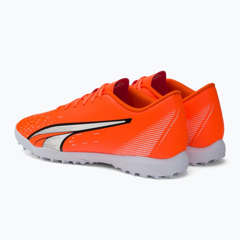 Мъжки футболни обувки PUMA Ultra Play TT ultra orange/puma white/blue glimmer 3