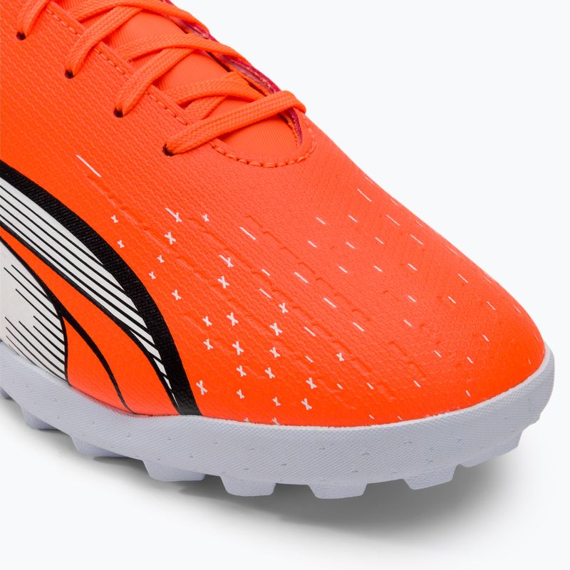 Мъжки футболни обувки PUMA Ultra Play TT ultra orange/puma white/blue glimmer 7