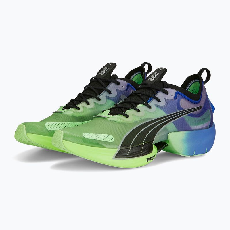 Мъжки маратонки PUMA Fast-R NITRO Elite Carbon royal sapphire/fizzy lime 11