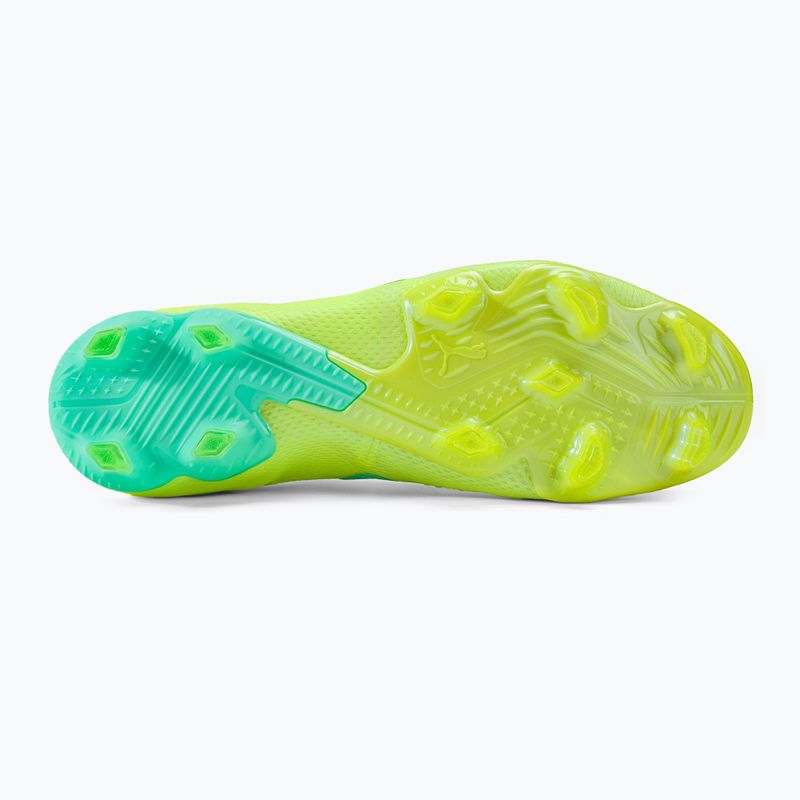 Мъжки футболни обувки PUMA Future Ultimate Low FG/AG fast yellow/puma black/electric peppermint 5