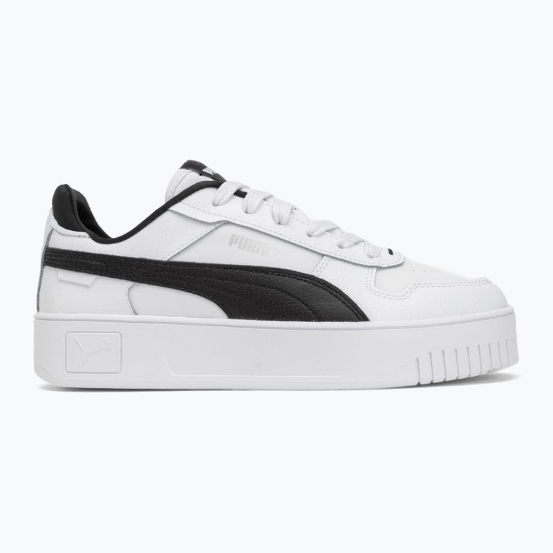 PUMA Carina Street дамски обувки puma white/puma black/puma silver 2