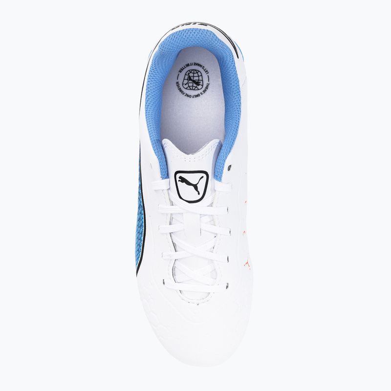 PUMA King Match FG/AG детски футболни обувки бели 107266 01 6
