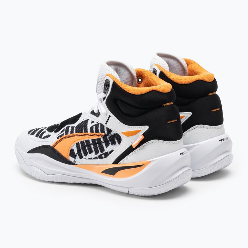 Мъжки баскетболни обувки PUMA Playmaker Pro Mid Block Party puma white 3